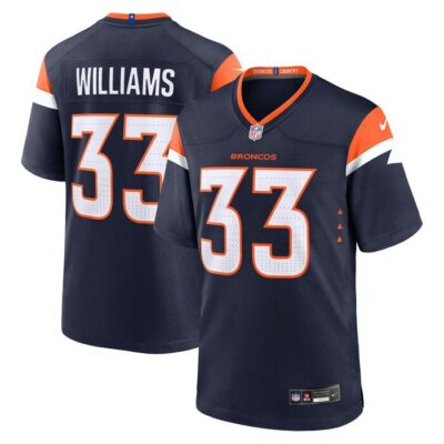 Javonte Williams Denver Broncos Mile High Collection Alternate Game Jersey - Navy