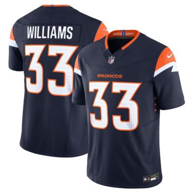 Javonte Williams Denver Broncos Mile High Collection Vapor F.U.S.E. Limited Jersey - Navy