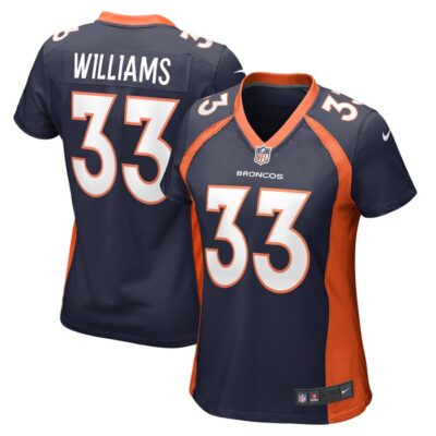 Javonte Williams Denver Broncos Women Home Game Player Jersey - Navy