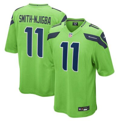 Jaxon Smith-Njigba Seattle Seahawks Game Jersey - Neon Green