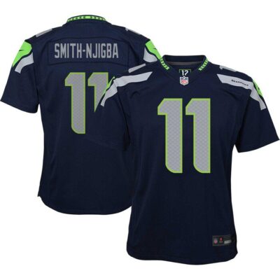 Jaxon Smith-Njigba Seattle Seahawks Youth Game Jersey - Navy