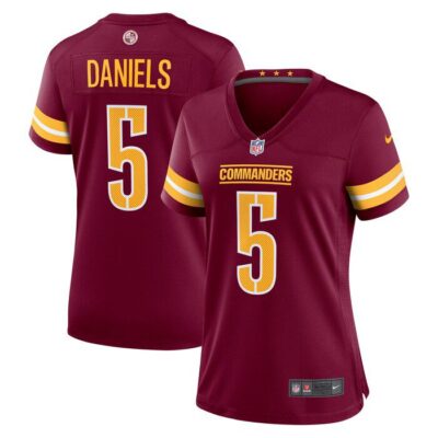 Jayden Daniels Washington Commanders Women 2024 NFL Draft First Round Pick Player Game Jersey - Burgundy