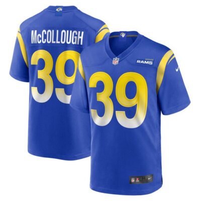 Jaylen McCollough Los Angeles Rams Game Jersey - Royal