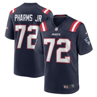 Jeremiah Pharms Jr. New England Patriots Game Player Jersey - Navy