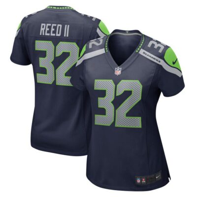 Jerrick Reed II Seattle Seahawks Women Game Jersey - College Navy