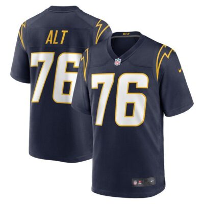 Joe Alt Los Angeles Chargers 2024 NFL Draft First Round Pick Player Game Jersey - Navy