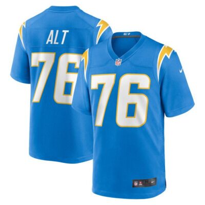 Joe Alt Los Angeles Chargers 2024 NFL Draft First Round Pick Player Game Jersey - Powder Blue