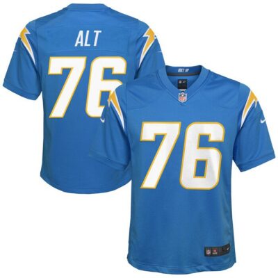 Joe Alt Los Angeles Chargers Youth 2024 NFL Draft First Round Pick Player Game Jersey - Powder Blue