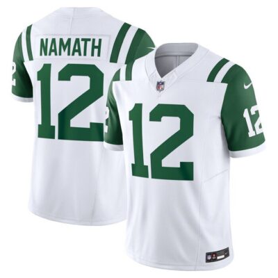 Joe Namath New York Jets Classic Alternate Vapor F.U.S.E. Retired Player Limited Jersey - White