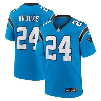 Jonathon Brooks Carolina Panthers 2024 NFL Draft Alternate Game Player Jersey - Blue