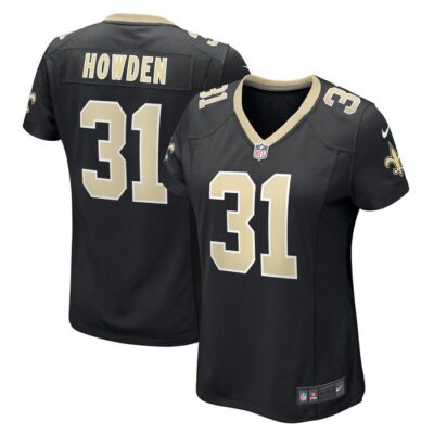 Jordan Howden New Orleans Saints Women Team Game Jersey - Black