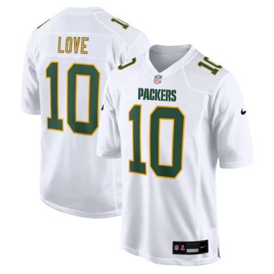 Jordan Love Green Bay Packers Fashion Game Jersey - White