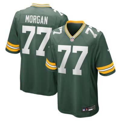 Jordan Morgan Green Bay Packers 2024 NFL Draft First Round Pick Player Game Jersey - Green