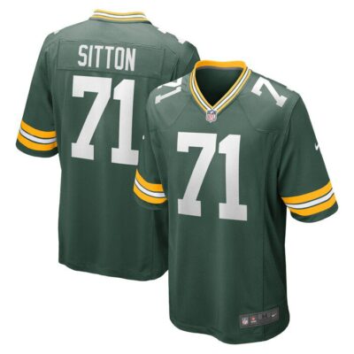 Josh Sitton Green Bay Packers Retired Game Jersey - Green