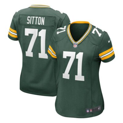 Josh Sitton Green Bay Packers Women Retired Game Jersey - Green