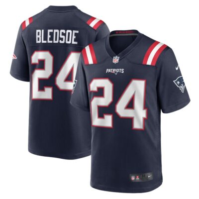 Joshuah Bledsoe New England Patriots Game Player Jersey - Navy