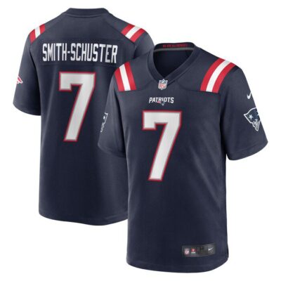 JuJu Smith-Schuster New England Patriots Game Player Jersey - Navy