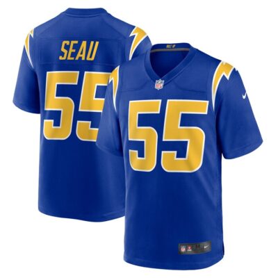 Junior Seau Los Angeles Chargers Retired Player Alternate Game Jersey - Royal