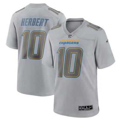 Justin Herbert Los Angeles Chargers Atmosphere Fashion Game Jersey - Gray