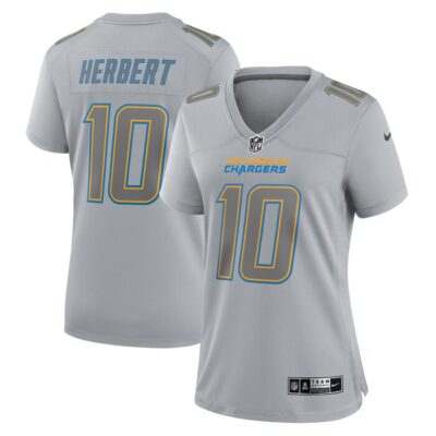 Justin Herbert Los Angeles Chargers Women Atmosphere Fashion Game Jersey - Gray