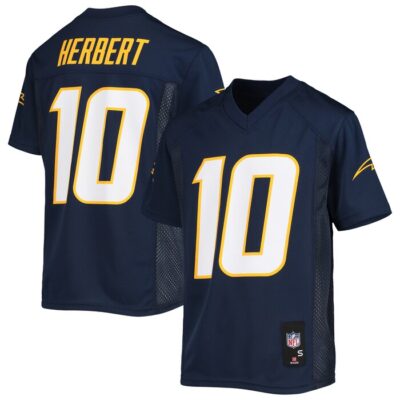 Justin Herbert Los Angeles Chargers Youth Replica Player Jersey - Navy