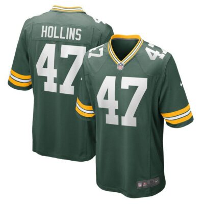 Justin Hollins Green Bay Packers Home Game Player Jersey - Green