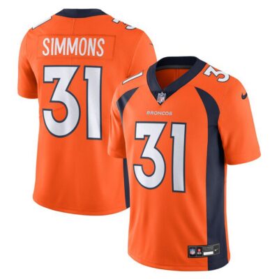 Justin Simmons Denver Broncos Vapor Untouchable Limited Jersey - Orange