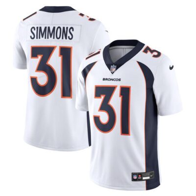 Justin Simmons Denver Broncos Vapor Untouchable Limited Jersey - White