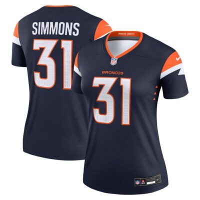 Justin Simmons Denver Broncos Women Alternate Legend Jersey - Navy