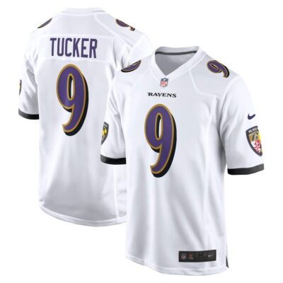 Justin Tucker Baltimore Ravens Game Jersey - White