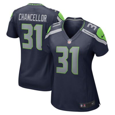 Kam Chancellor Seattle Seahawks Women Retired Player Game Jersey - College Navy