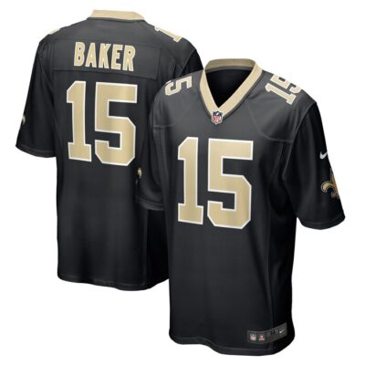 Kawaan Baker New Orleans Saints Game Player Jersey - Black