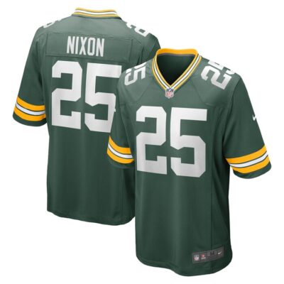 Keisean Nixon Green Bay Packers Game Player Jersey - Green