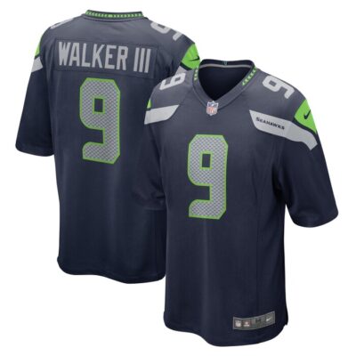 Kenneth Walker III Seattle Seahawks Player Game Jersey - Navy