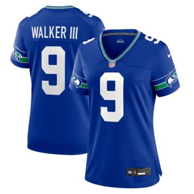 Kenneth Walker III Seattle Seahawks Women Player Jersey - Royal