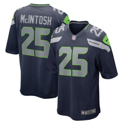 Kenny McIntosh Seattle Seahawks Game Jersey - College Navy