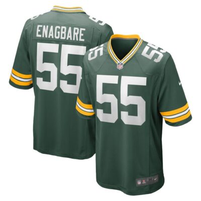 Kingsley Enagbare Green Bay Packers Game Player Jersey - Green