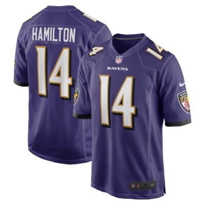 Kyle Hamilton Baltimore Ravens Player Game Jersey - Purple