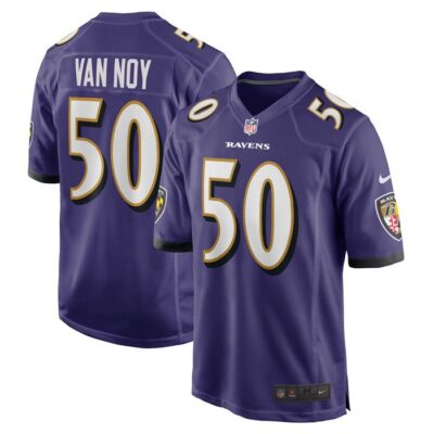 Kyle Van Noy Baltimore Ravens Game Jersey - Purple