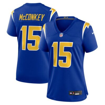 Ladd McConkey Los Angeles Chargers Women Alternate Game Jersey - Royal