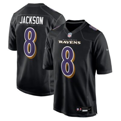 Lamar Jackson Baltimore Ravens Fashion Game Jersey - Black