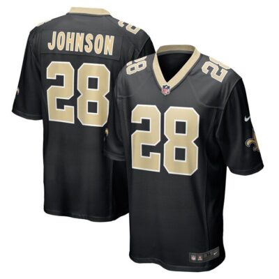 Lonnie Johnson New Orleans Saints Game Player Jersey - Black