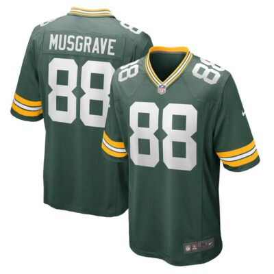 Luke Musgrave Green Bay Packers Game Jersey - Green