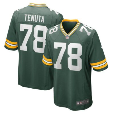 Luke Tenuta Green Bay Packers Home Game Player Jersey - Green