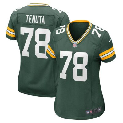 Luke Tenuta Green Bay Packers Women Home Game Player Jersey - Green