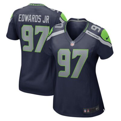 Mario Edwards Jr. Seattle Seahawks Women Game Jersey - College Navy