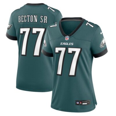 Mekhi Becton Sr.áPhiladelphia Eagles Women Game Jersey - Midnight Green