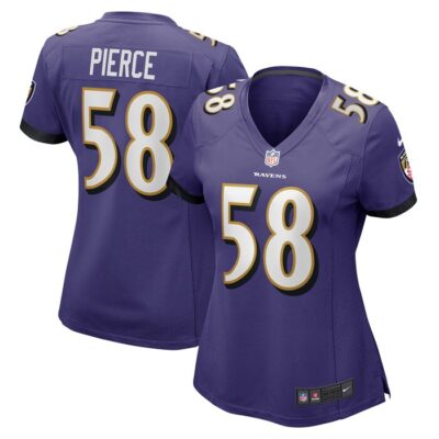 Michael Pierce Baltimore Ravens Women Game Jersey - Purple