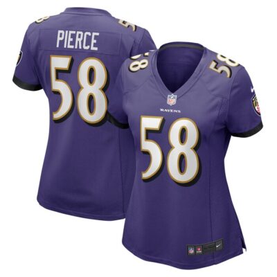 Michael Pierce Baltimore Ravens Women Player Game Jersey - Purple