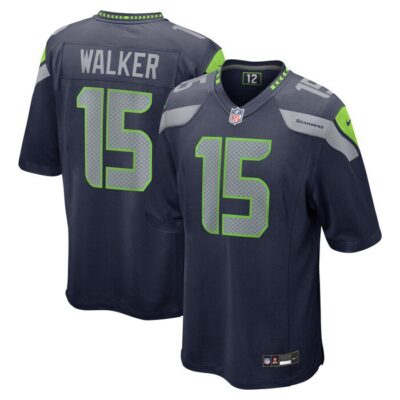 P.J. Walker Seattle Seahawks Game Jersey - College Navy